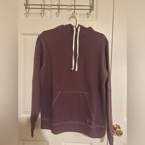 BDG Malone Contrast Stitch Hoodie Sweatshirt